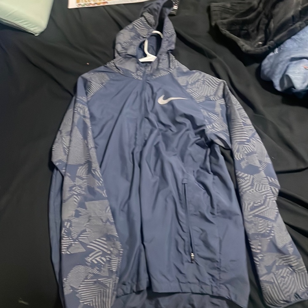 Navy blue jacket, Nike